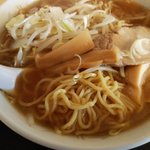 食堂 天龍 - 醤油ラーメンアップ