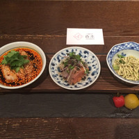 中華旬彩 森本 - 
                よだれ鶏と前菜２種盛り
                （１人分）