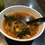 焼肉食べ放題 感激どんどん - 辛みスープ