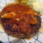 けやき - いっぱいきのこのピリ辛ソース　ハンバーグ