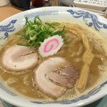 布施 細見商店 - 鶏豚骨らーめん（大盛）（￥800）