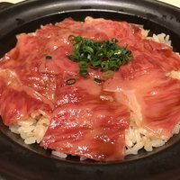 西麻布けんしろう - ・牛出汁の土鍋ご飯 サーロイン乗せ