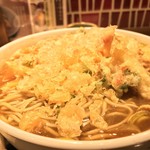 味奈登庵 - ねぎも揚げ玉もブチまけろ！  #BCMKR!  かき揚げ天ぷらの一欠片が！  ありがとう！