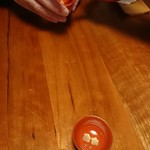 すし酒場 平島 - 振る舞い酒