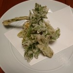 すし酒場 平島 - 山菜天婦羅