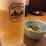 Jiyuujiro - 生ビールとお通し
