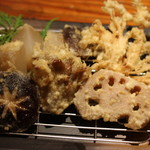 Shikishunsai Ariki - おでん種の天ぷら盛り合わせ