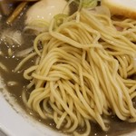 中華そば まるたけ - 味玉煮干中華そば こいにぼ 麺