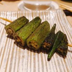 鳥しき - 2018.4.  オクラ
      