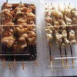 鳥松 - もも(タレ）　なんこつ(塩）