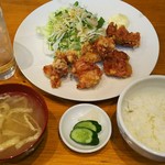 チーズタッカルビ 貸切 ニワトリJAPAN 神田 - 鳥からあげ定食 680円