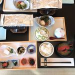 食べるお宿 浜の湯 - 朝ごはん上から