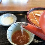 京都有喜屋 和蕎庵 - そば湯