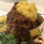 カレーの店 マボロシ - 【2018.4.10】挽肉たっぷり❗️スパイスもたっぷり‼️