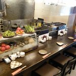 さかな・炙り　暖 - 新鮮な野菜を食べに足しげく通う女性の常連さんも多いとか。