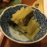 十割蕎麦みかあさ - みかあさ　10番め　しゃくし菜