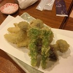 十割蕎麦みかあさ - みかあさ　11番め　この天ぷらも美味しかった