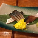 十割蕎麦みかあさ - みかあさ　4番め　しめ鯖が最高！　しめ鯖や馬刺しが苦手な人には別の料理で対応してくれました