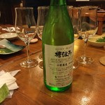 十割蕎麦みかあさ - みかあさ　生搾りはワイングラスで！