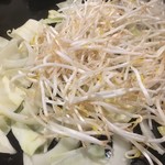 Teppan Katamari Suteki Rakushou - 野菜盛り…自分で調理！