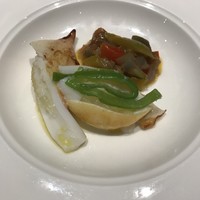 KINOE - ヤリイカに万願寺唐辛子を詰めたソテー