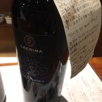 Fiaschetteria Crapulone - 【’18.4】赤ワインはラクリマ ディ モッロ ダルバ800円。