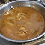 チキンと筍のカレー。