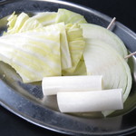 Taishuu Horumon Yakiniku Kemuriki - 野菜盛り