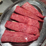 焼肉 山水 - 生上カルビ