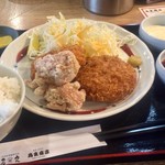 鳥良商店 - ミックスフライランチ