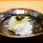 豪龍久保 - フキ飯蒸し