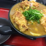 極楽うどん TKU - 鶏天カレーうどん（￥954）