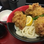 極楽うどん TKU - 鶏玉（温）（￥852）