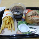 BURGER KING - アボカドサルサWHOPPERセット 990円（税込）