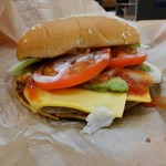 バーガーキング - アボカドサルサWHOPPERセット 990円（税込）