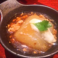 WA-DINNER き - 大根の肉あんかけ(コース内)