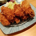 とんかつ檍 - 見事なカキフライ