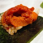 鉄板焼 織部 -  焼雲丹