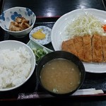 お好み焼き 匠 - トンカツ定食850円