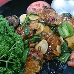 青龍 - ⑤牡蠣の炒め物（牡蠣のフリッターの中華風）