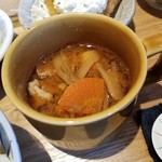 カフェ TSUKUMO食堂 - 選べるスープ「具だくさん豚汁」