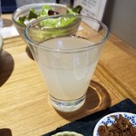 カフェ TSUKUMO食堂 - 「食前酒の柚子ジュース」