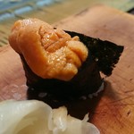 かわなみ鮨 - 雲丹軍艦