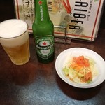 ガリバー - ビールはハイネケンをチョイス！
            カレーを頼むとサラダが付く