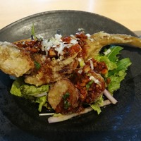 中國菜 心香 - 副菜だけどメイン級のボリュームと美味しさ、ハタハタのサクサク揚げ香味ソース仕立て、安納芋添え