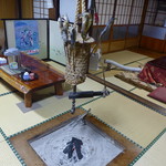 民宿ふじや - 囲炉裏。