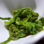 民宿ふじや - ふきのとう。舘岩村内採取。ああ、春が香る。