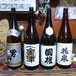 民宿ふじや - 南会津産のお酒。