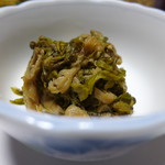 民宿ふじや - フキノトウの和えもの。