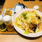 リンガーハット - 野菜たっぷり皿うどん（850円）